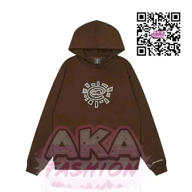 Hoodie Sun Logo Print