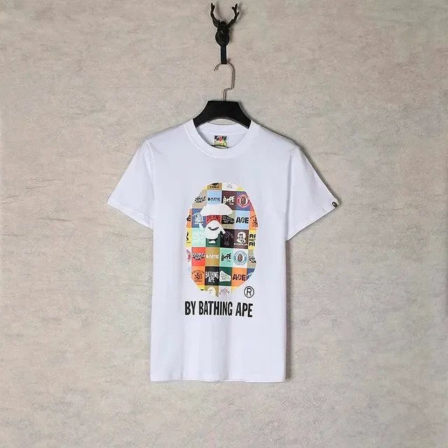 BAPE Graphic T-Shirt Ape Head Collage
