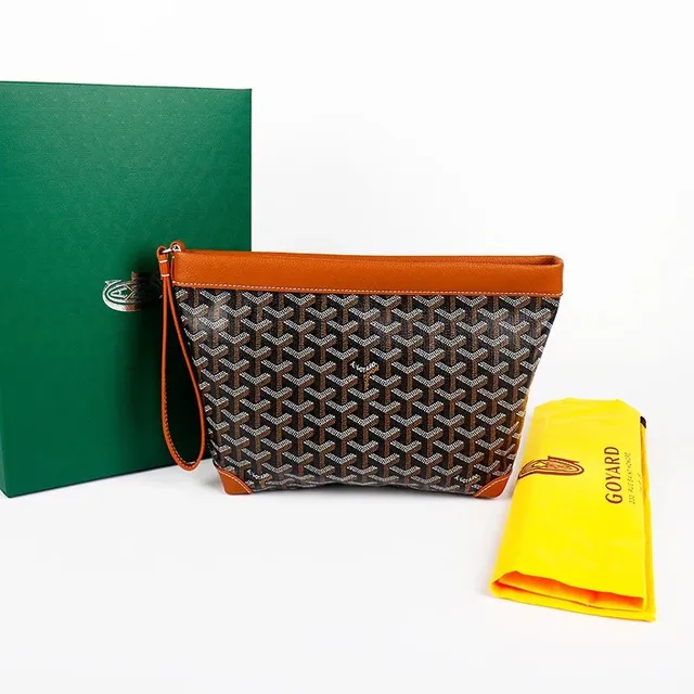 Goyard Saint Louis Clutch Goyardine Canvas