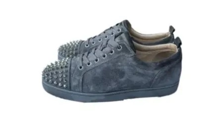 Christian Louboutin Louis Junior Studded Suede