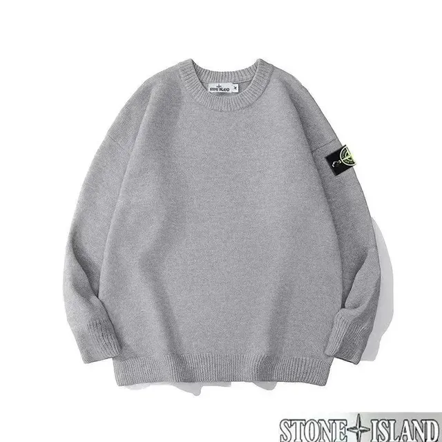 Stone Island Crewneck Sweater Logo Patch