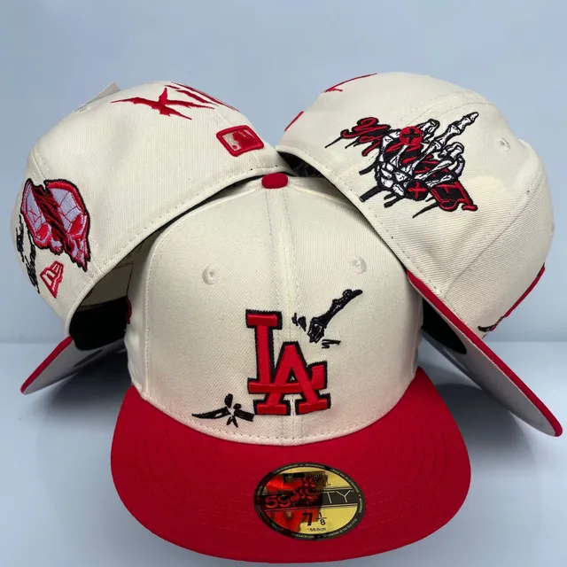 New Era × MLB 59FIFTY LA Dodgers x Skeleton Art