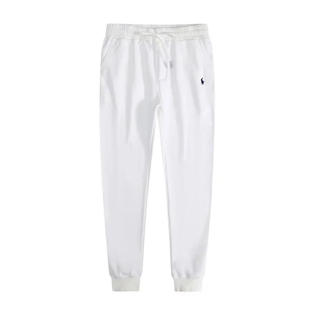 K001A flannel white sweatpants