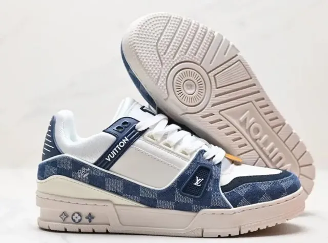 Louis Vuitton LV Trainer Damier Blue