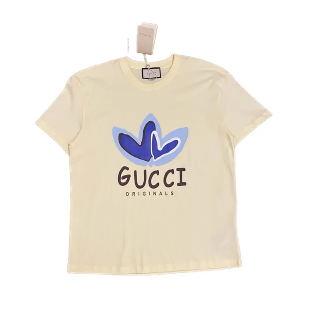 Gucci T-Shirt Floral Logo Print