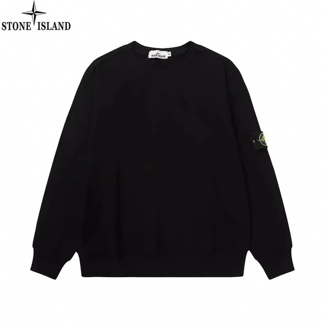 Stone Island Cotton Sweatshirt Black