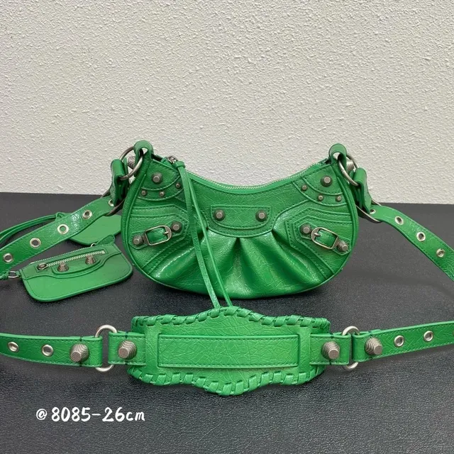Balenciaga Hourglass Mini Studded Leather