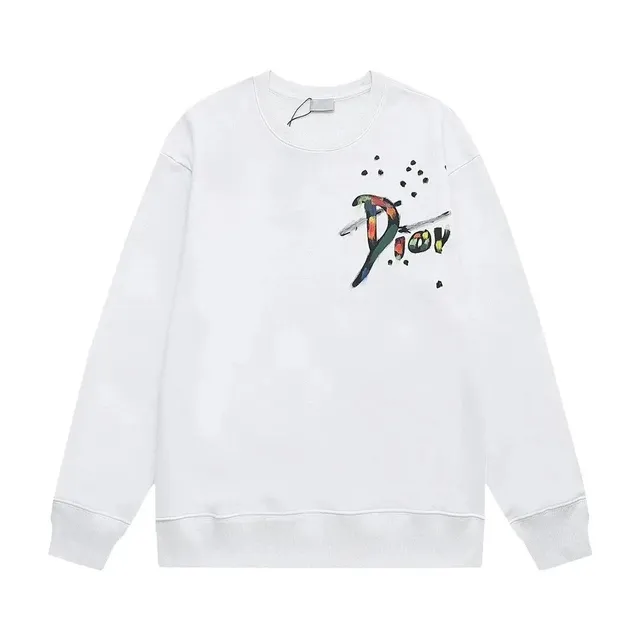 Cotton Sweatshirt Painted Dior Logo