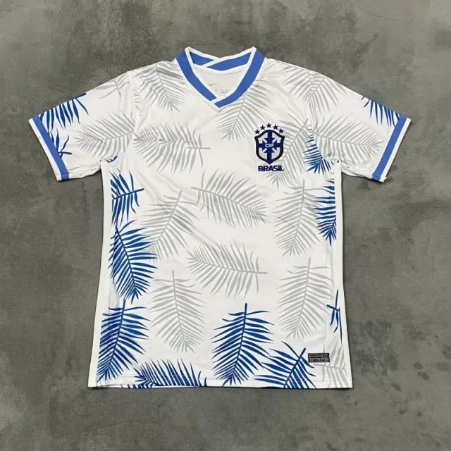 Nike Brazil National Team Away Jersey Palm Leaf Print