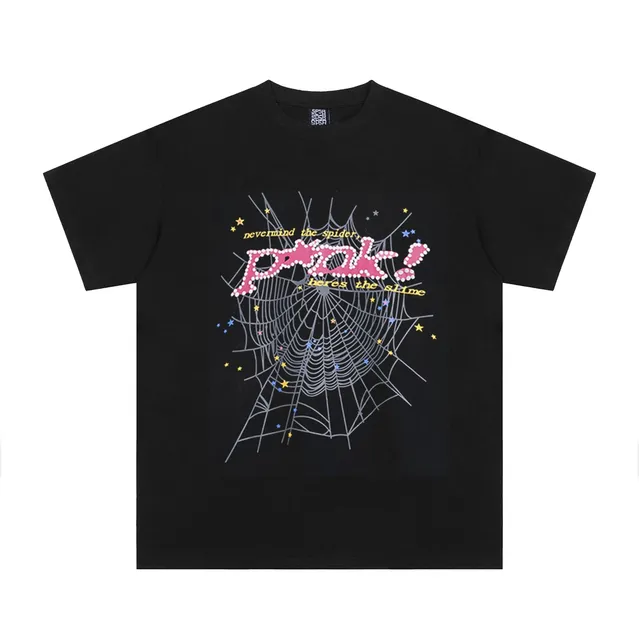 Sp5der T-Shirt Spider Web Graphic