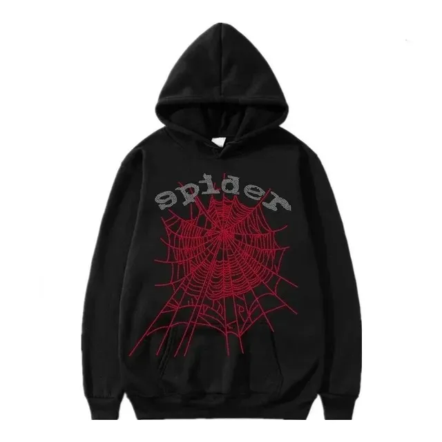 Sp5der Spider Hoodie Spider Web Embroidery