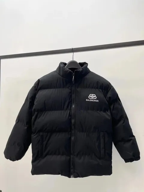 Balenciaga Puffer Jacket Logo Embroidered