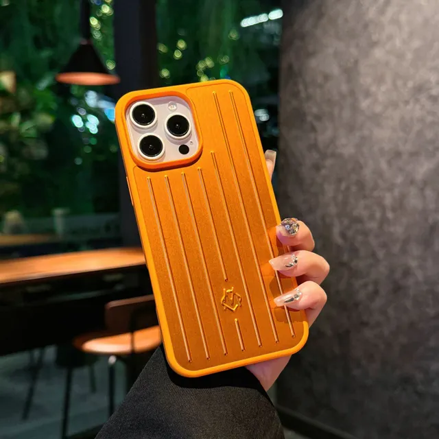 Rimowa Phone Case Aluminum Groove Design