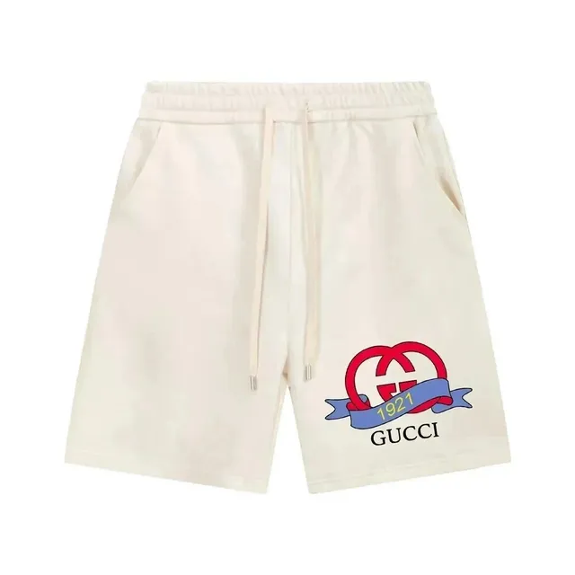 Gucci Logo Shorts 1921 Banner White
