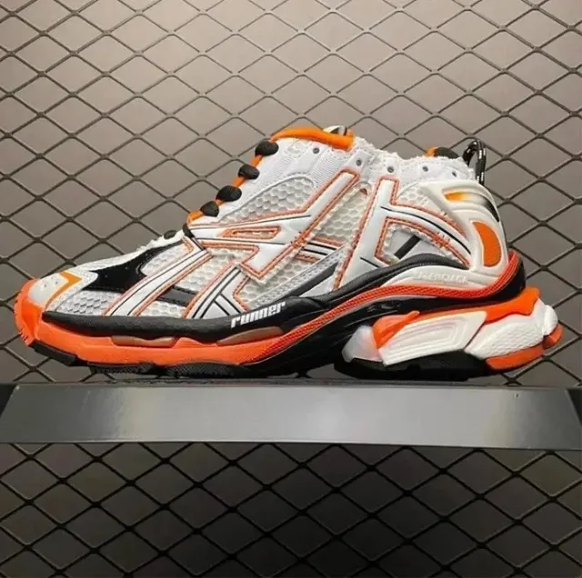 Balenciaga Triple S White Orange Black
