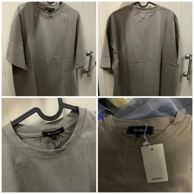 Oversized T-Shirt Washed Grey