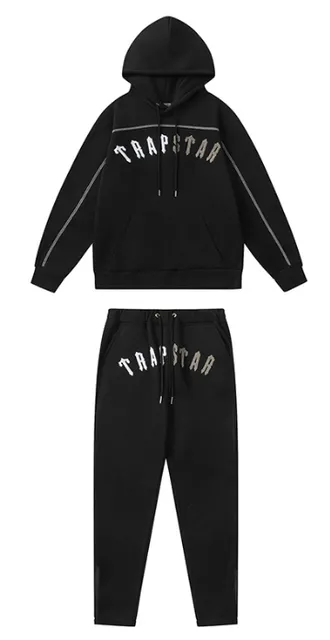 Trapstar Hoodie and Joggers Set Arch Logo