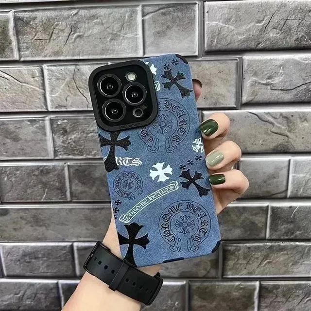 Chrome Hearts Phone Case Cross & Logo Print