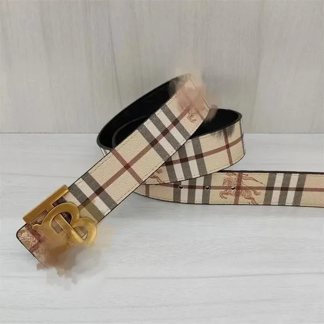 Burberry TB Logo Belt Classic Check
