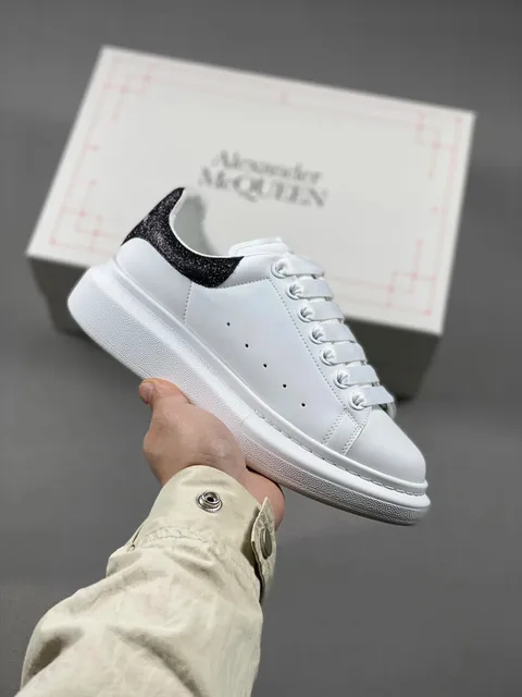 Alexander McQueen Oversized Sneaker Glitter Heel
