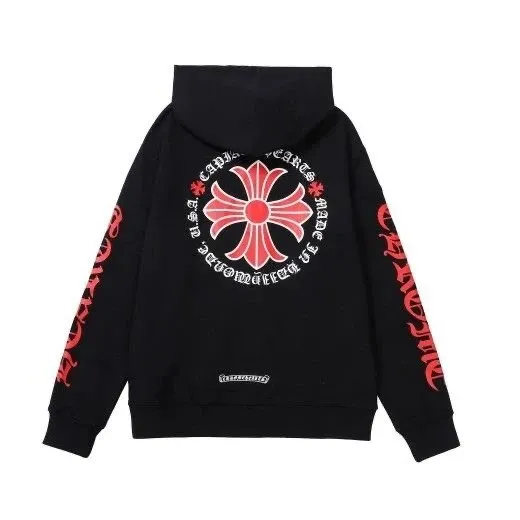 Chrome Hearts Hoodie Cross Logo Print