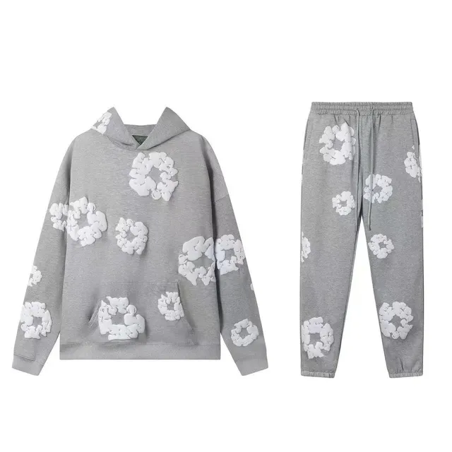 Fear of God Cloud Hoodie and Joggers Set 3D Cloud Print