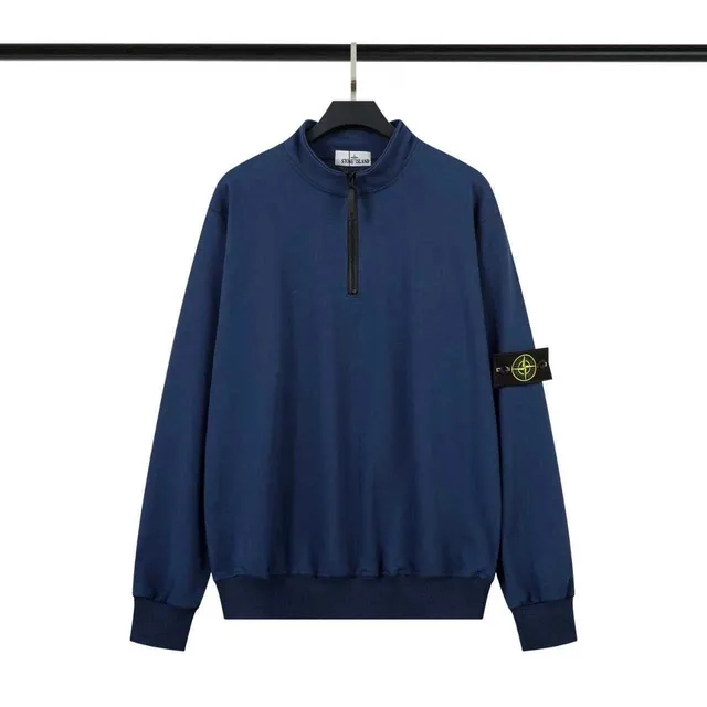 Stone Island Half-Zip Sweatshirt Navy