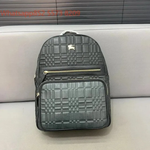 Burberry Check-Quilted Backpack Black