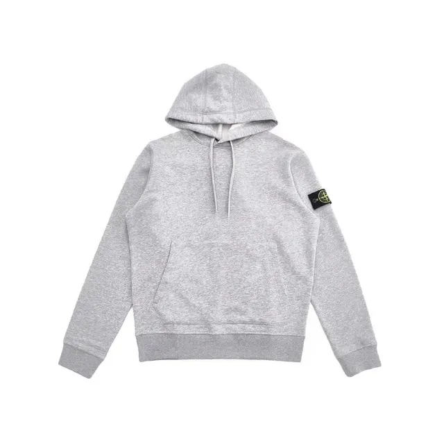 Stone Island Hooded Sweatshirt Melange Grey