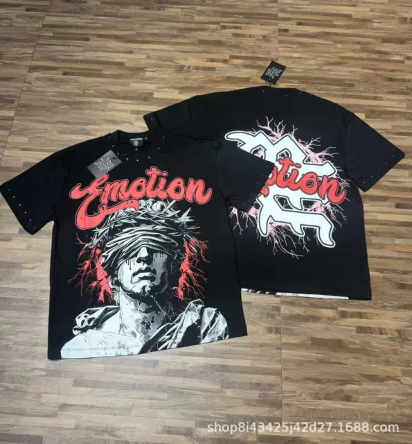 Mixed Emotion Graphic Tee Emotion Print
