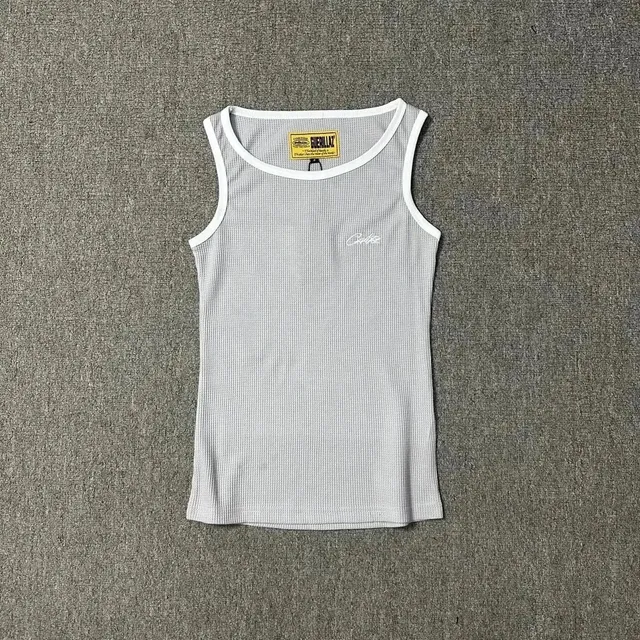 Corteiz Ribbed Tank Top White Trim