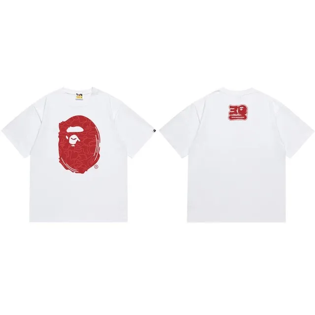 BAPE Short-Sleeve T-Shirt 20th Anniversary Shark Logo