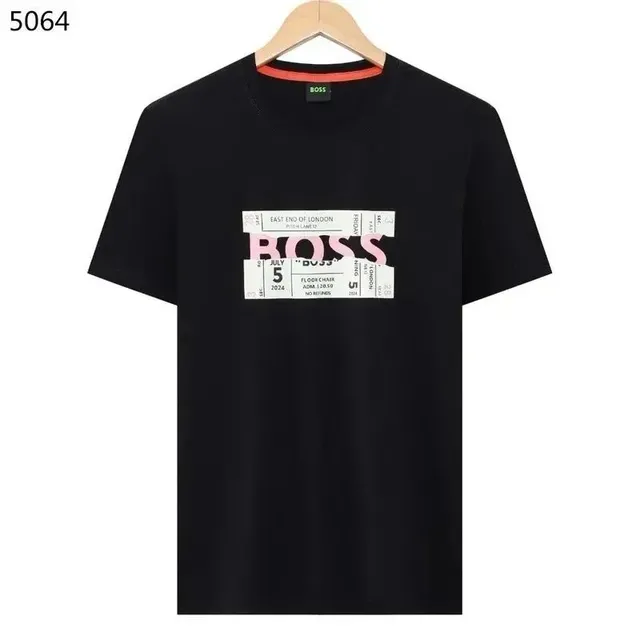 Hugo Boss Graphic T-Shirt Ticket Print