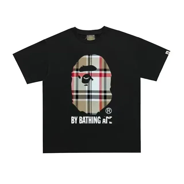 BAPE Ape Head Tee Plaid Ape Head