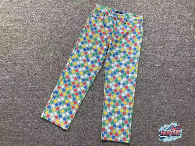 Polo Ralph Lauren Checkered Jeans Multicolor Grid