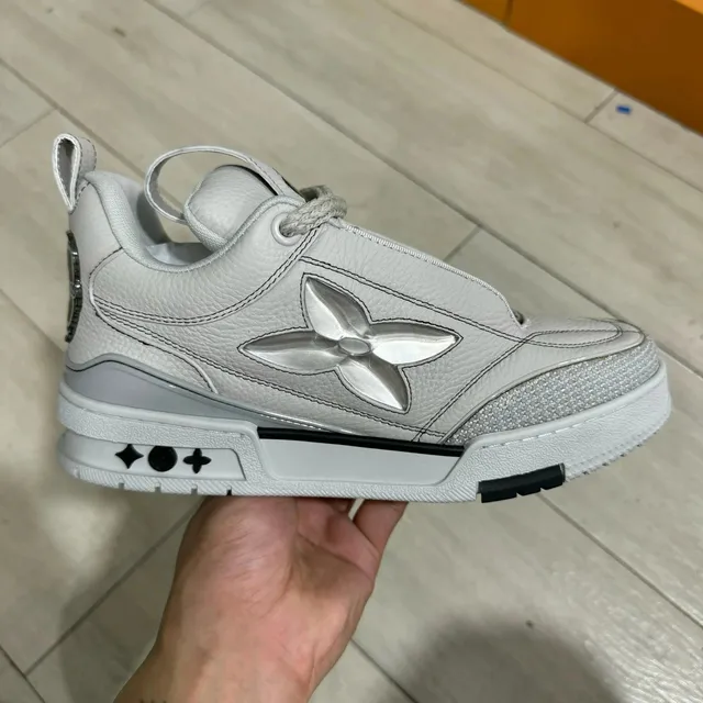 LV溜冰鞋灰色皮面