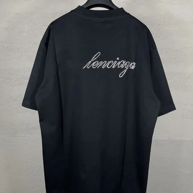 Balenciaga T-Shirt Crystal Logo