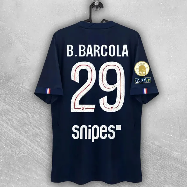 Paris Saint-Germain Home Jersey B. Barcola 29