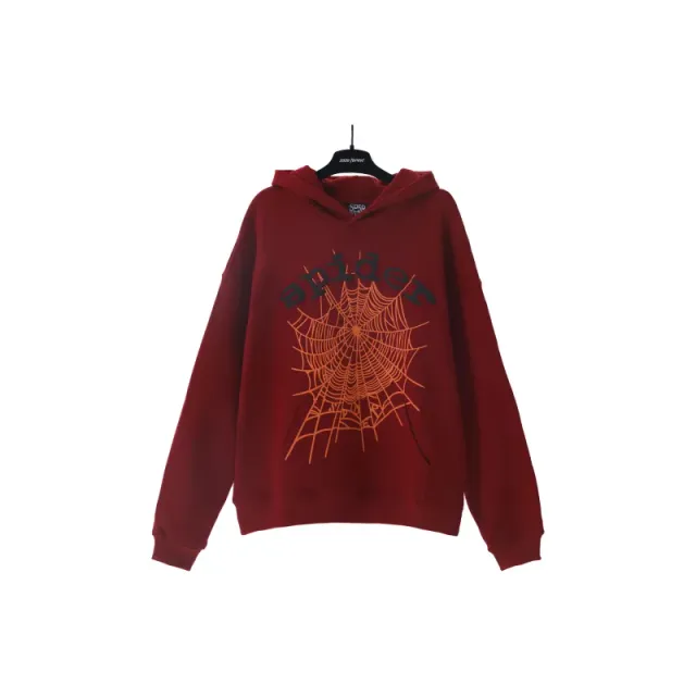 Sp5der Hoodie Spider Web Print