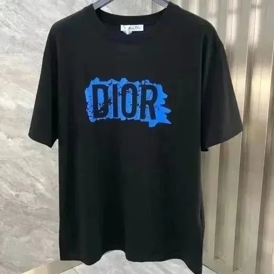 Dior Graphic T-Shirt Distressed Logo