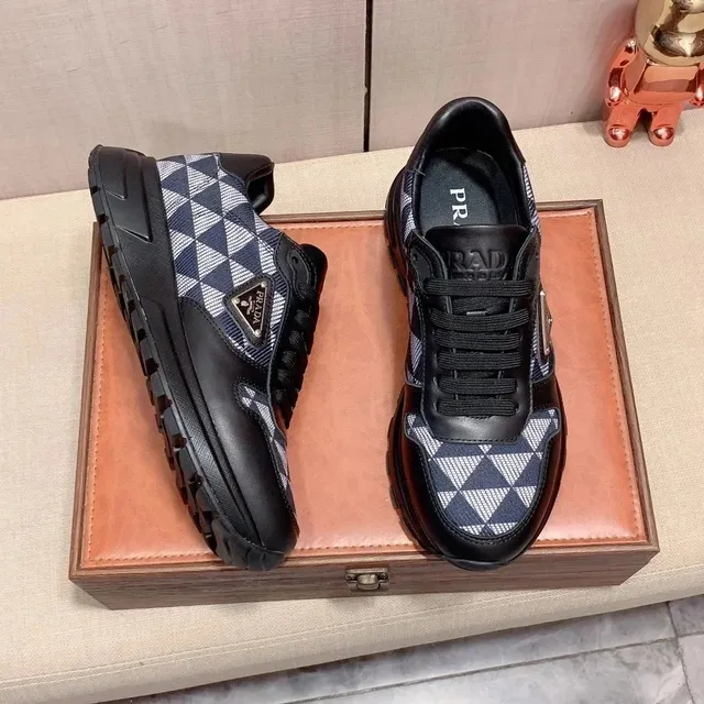 Prada Sporty Sneaker Triangle Pattern