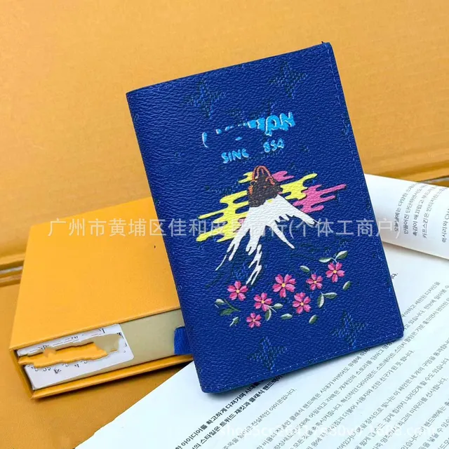 Louis Vuitton Passport Holder Mount Fuji Print
