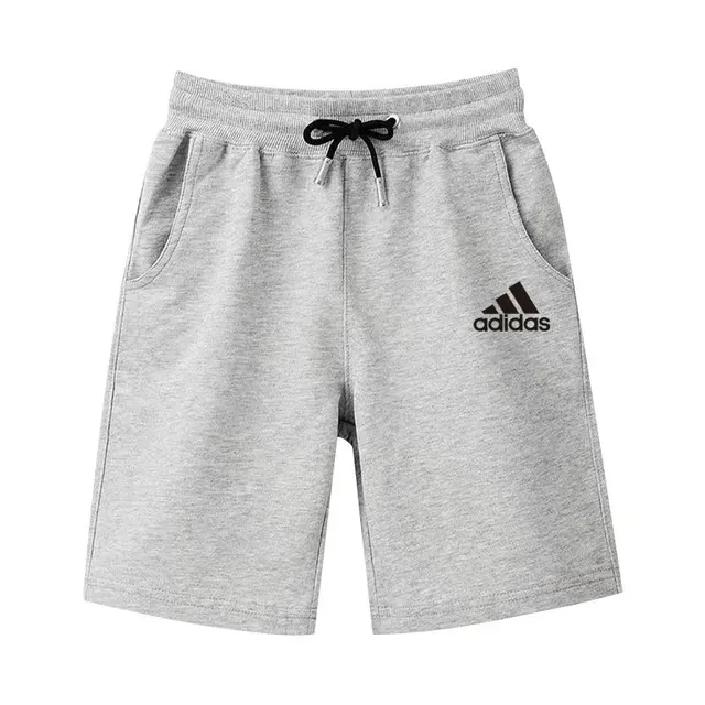 Adidas Classic Logo Shorts Heather Grey