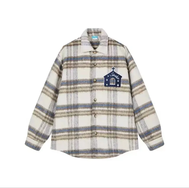 Plaid Shirt Church Patch