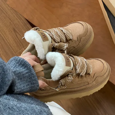 UGG Platform Sneaker Shearling Lined