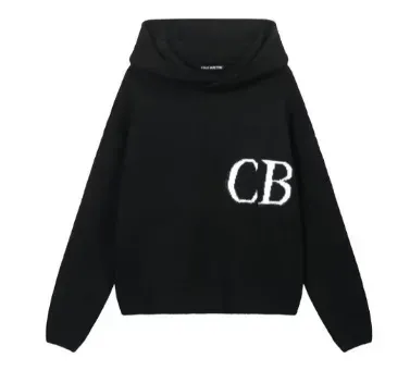 9-33 black sweater hooded