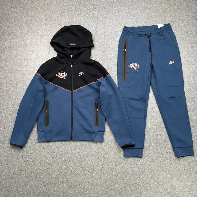 Nike Tech Fleece Hoodie and Joggers Corteiz Collaboration