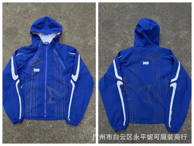 Mertra Windbreaker Jacket Graphic Print
