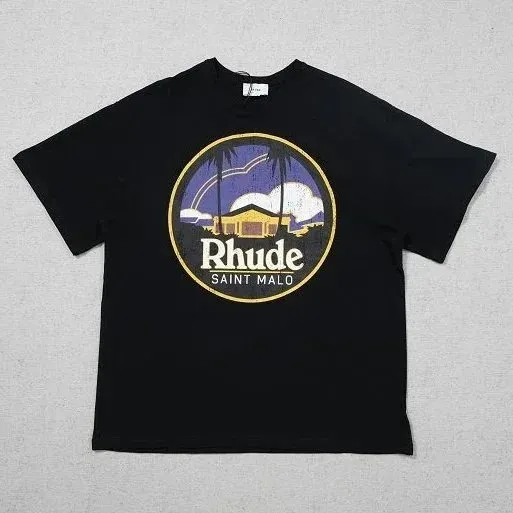 Rhude Graphic Tee Saint Malo Print