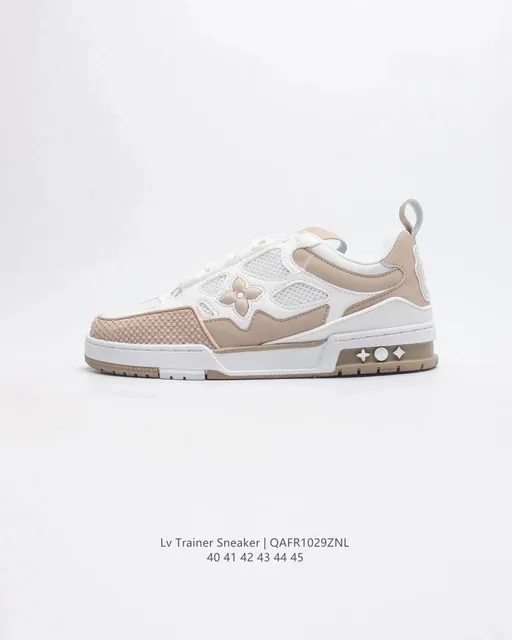 Louis Vuitton LV Trainer Sneaker Monogram Flower